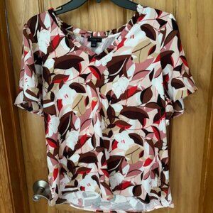 Ann Taylor Factory print blouse